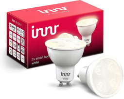 Innr Slimme GU10 LED Spot Warm White - Werkt met Philips Hue*, Amazon Echo (4e gen) - Smart Lamp Warm Wit - LED Lamp Zigbee - Dimbaar - 380 lumen - 2 Pack