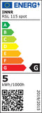 Innr slimme inbouwspot white uitbreiding - volledige set vereist - warmwit licht - Zigbee smart LED lamp - dimbaar - 1 stuk