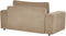 INNVIK - 2-zits slaapbank met opbergruimte - Bruin - Polyester