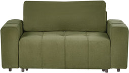 INNVIK - 2-zits slaapbank met opbergruimte - Groen - Polyester