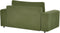 INNVIK - 2-zits slaapbank met opbergruimte - Groen - Polyester