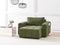 INNVIK - Chaise Longue - Groen - Polyester