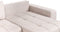 INNVIK - Hoekbank 3-zits - Lichtbruin - Linkszijdig - Polyester