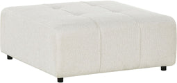 INNVIK - Ottomaan - Lichtbeige - Polyester