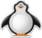 Inofix Pinguïn Deurstop Wand Zelfklevend