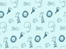 Inpakpapier Wilde Dieren, 3 mtr.