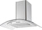 Continental Edison Decoratieve kap - L60 cm - roestvrijstalen glas