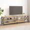 vidaXL - Tv-meubel - 180x40x50 - cm - bewerkt - hout - sonoma - eikenkleurig