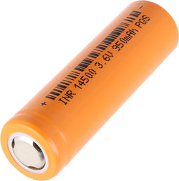 INR 14500 met 950 mAh 3,6 V tot 3,7 V Li-ioncel onbeschermd 48,5 x 14,1 mm