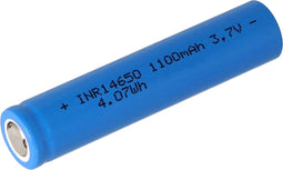 INR 14650 - 1100 mAh 3,7 V Li-ionbatterij onbeschermd