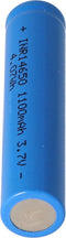 INR 14650 - 1100 mAh 3,7 V Li-ionbatterij onbeschermd