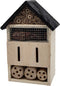 Insectenhotel in huisjesvorm - Zeer degelijk in hout - 10x17x28cm