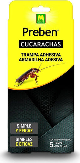 Insecticide Massó Sticker Kakkerlakken 5 Stuks Val