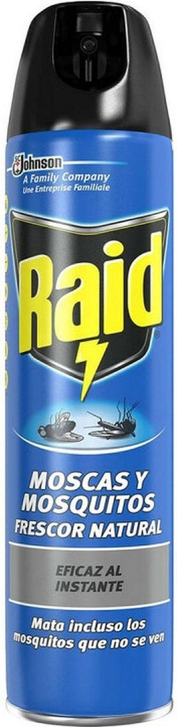Insecticide Raid Vliegen Muggen Fris (600 ml)