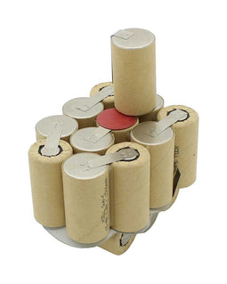 Insert for tool battery NiMH 18V 2.0Ah for self-installation replaces JML GMS10836 Total Trimmer