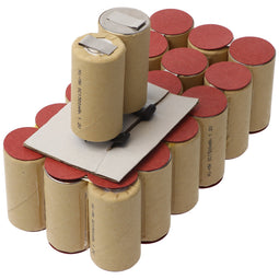 Insert for tool battery NiMH 24V 1.5Ah for self-installation suitable for Ferm TCDB-2400