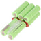 Insert for tool battery NiMH 9.6V 1.6Ah for self-installation suitable for Grizzly WA 9.6V 1.3Ah