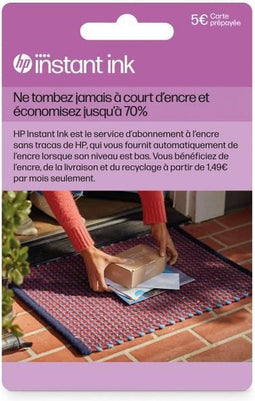 Instant Ink HP prepaidkaart - Abonnement voor levering van originele HP cartridges