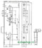 Insteek smalslot 92mm doornmaat 45mm