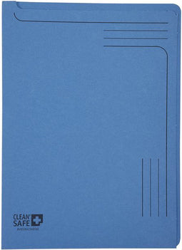 Insteekmap L-model Exacompta Clean'Safe bedrukt blauw | 5 stuks