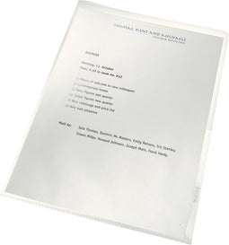 Insteekmap L-model Leitz Re:cycle A4 PVC 0.15mm transparant - 5 stuks