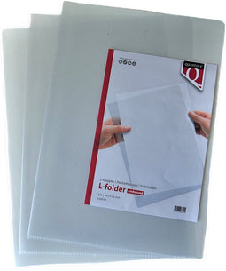 Insteekmap L-model Quantore A4 PP 0.12mm nerf 10 stuks