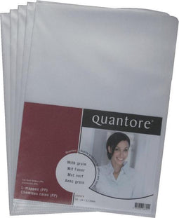 Insteekmap L-model Quantore A4 PP 0.12mm nerf 10 stuks