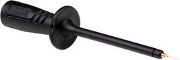 INSULATED TEST PROBE 4mm WITH SLENDER STAINLESS SPRUNG STEEL TIP / BLACK (PRÜF 2610FT) (HM5400B)