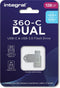 Integral 360-C Dual USB-C & USB 3.0 stick | 128 GB