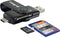 Integral INCRUSB3.0ACSDMSD geheugenkaartlezer Zwart USB 3.0 (3.1 Gen 1) Type-A/Type-C