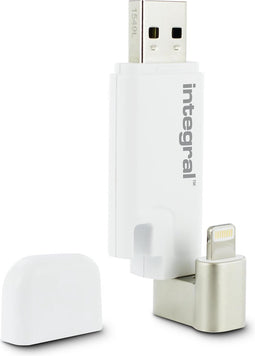Integral ISHUTTLE 32GB USB 3.0 (3.1 Gen 1) USB-Type-A-aansluiting Wit USB flash drive
