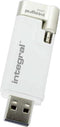 Integral ISHUTTLE 32GB USB 3.0 (3.1 Gen 1) USB-Type-A-aansluiting Wit USB flash drive