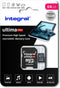 Integral Micro SD Geheugenkaart 64GB - Klasse 10 - Zwart