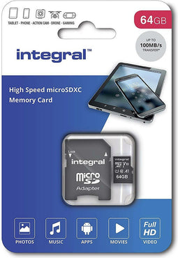 Integral Micro-sdxc V10 100mb/s 64gb