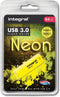 Integral Neon USB 3.0 stick | 64 GB | geel