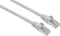 Intellinet 317245 RJ45 Netwerkkabel, patchkabel CAT 6A S/FTP 5.00 m Grijs Folie afscherming, Afscherming gevlochten, Ha