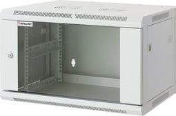 Intellinet 711760 19inch-patchkast (b x h x d) 600 x 370 x 450 mm 6 HE Grijs-wit (RAL 7035)