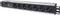 Intellinet 714006 19 inch Stekkerdoos voor patchkast 1.5 HE Geaarde contactdoos Overspanningsbescherming Zwart