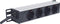 Intellinet 714020 10 inch Stekkerdoos voor patchkast Incl. 2 metalen houders voor 10 kasten Aluminium, Zwart