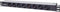Intellinet 714037 19 inch Stekkerdoos voor patchkast 1.5 HE Geaarde contactdoos Zwart