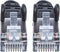 Intellinet 736855 RJ45 Netwerkkabel, patchkabel CAT 6A S/FTP 10.00 m Zwart Folie afscherming, Afscherming gevlochten, H