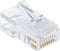 Intellinet 790512 Intellinet pak 100 stuks Cat5e RJ45 modulaire stekker Pro Line UTP 3-punts ader koppeling voor massie