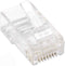 Intellinet Intellinet verpakking van 100 stuks Cat5e modulaire RJ45-stekker UTP 2-voudige klem voor gevlochten draad 10