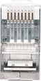Intellinet Intellinet verpakking van 100 stuks Cat5e modulaire RJ45-stekkers STP 2-voudige klem voor gevlochten draad 1