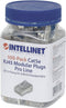 Intellinet Intellinet verpakking van 100 stuks Cat5e modulaire RJ45-stekkers Pro Line STP 3-voudige klem voor gevlochte
