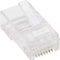Intellinet Intellinet verpakking van 100 stuks Cat5e modulaire RJ45-stekkers UTP 3-voudige klem voor massieve draad 100