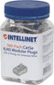 Intellinet Intellinet verpakking van 100 stuks Cat5e modulaire RJ45-stekkers STP 2-voudige klem voor gevlochten draad 1
