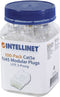 Intellinet Intellinet verpakking van 100 stuks Cat5e modulaire RJ45-stekkers UTP 3-voudige klem voor massieve draad 100