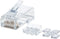 Intellinet Intellinet verpakking van 80 stuks Cat6A modulaire RJ45-stekkers UTP 3-voudige klem voor massieve draad 80 s
