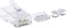 Intellinet Intellinet verpakking van 80 stuks Cat6A modulaire RJ45-stekkers Pro Line UTP 3-voudige klem voor massieve d